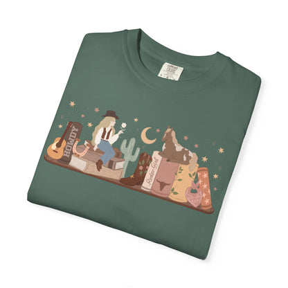 Cowboy Romance Bookshelf Tshirt (Blonde)