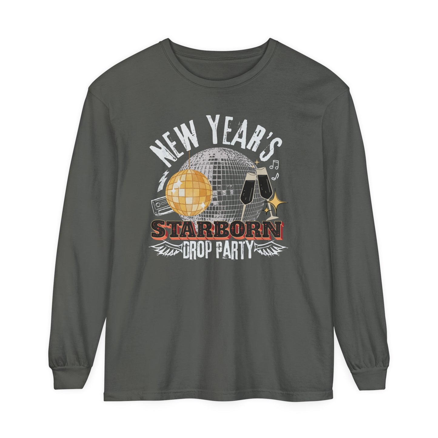 Crescent City Starborn New Years Party LONG SLEEVE comfort color T-Shirt | Officially Licensed SJM Merch