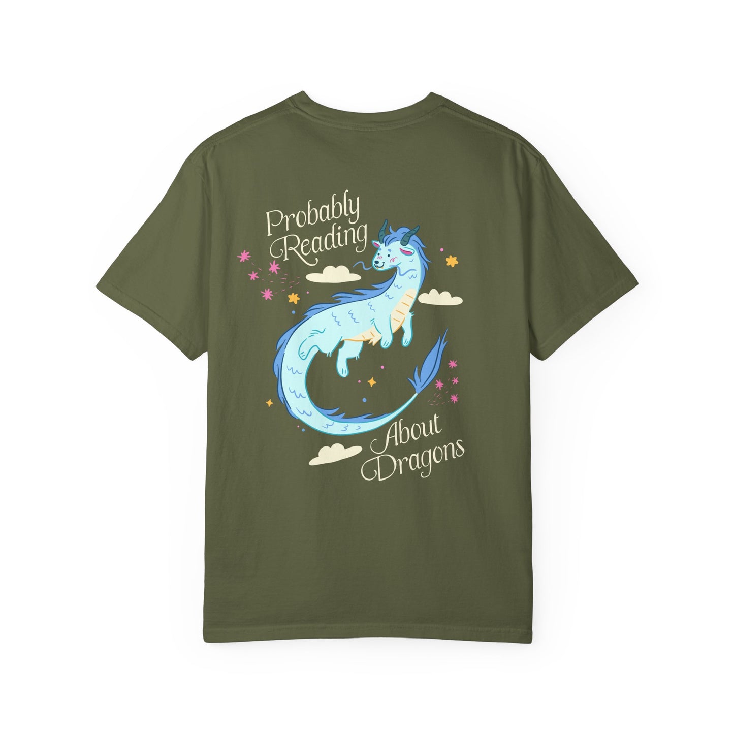 Probably Reading About Dragons Fantasy Lover Tshirt, Bookish Merch, Book lover Gifts, Booktok Romantasy Reads