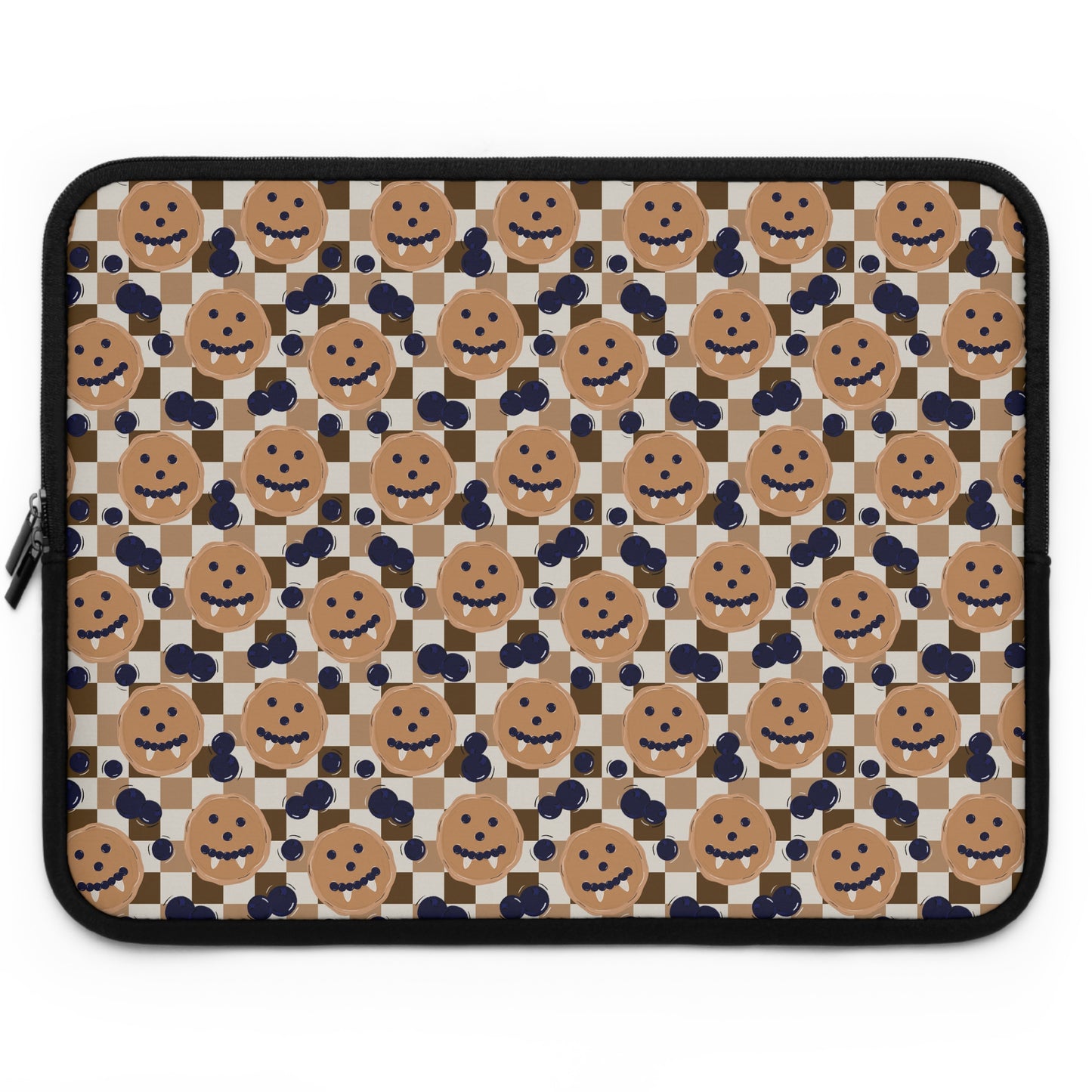 Damons Pancakes Laptop Sleeve, Vampire Lover MacBook Cover, Padded Laptop Case, Cute office accessories