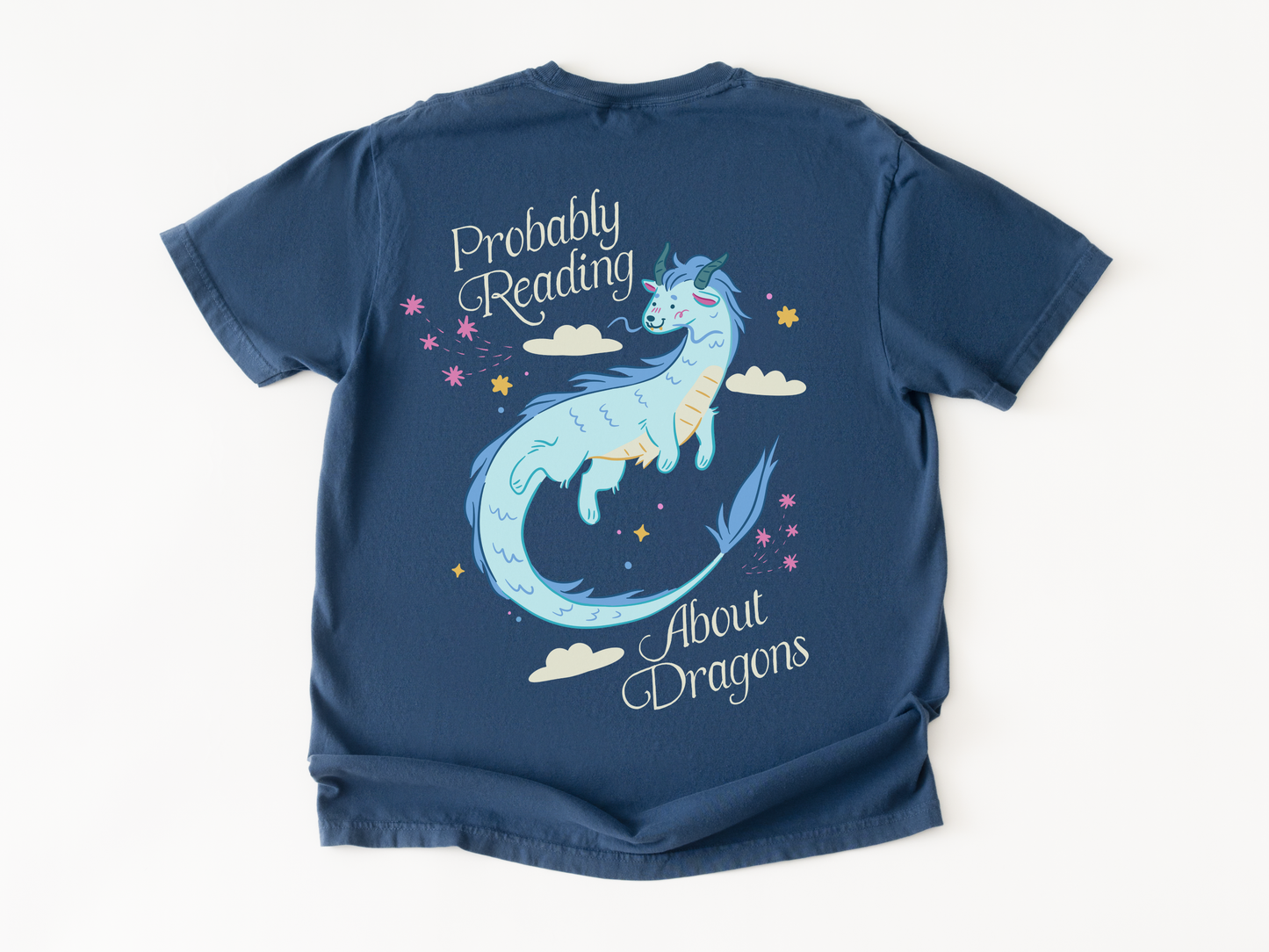 Probably Reading About Dragons Fantasy Lover Tshirt, Bookish Merch, Book lover Gifts, Booktok Romantasy Reads