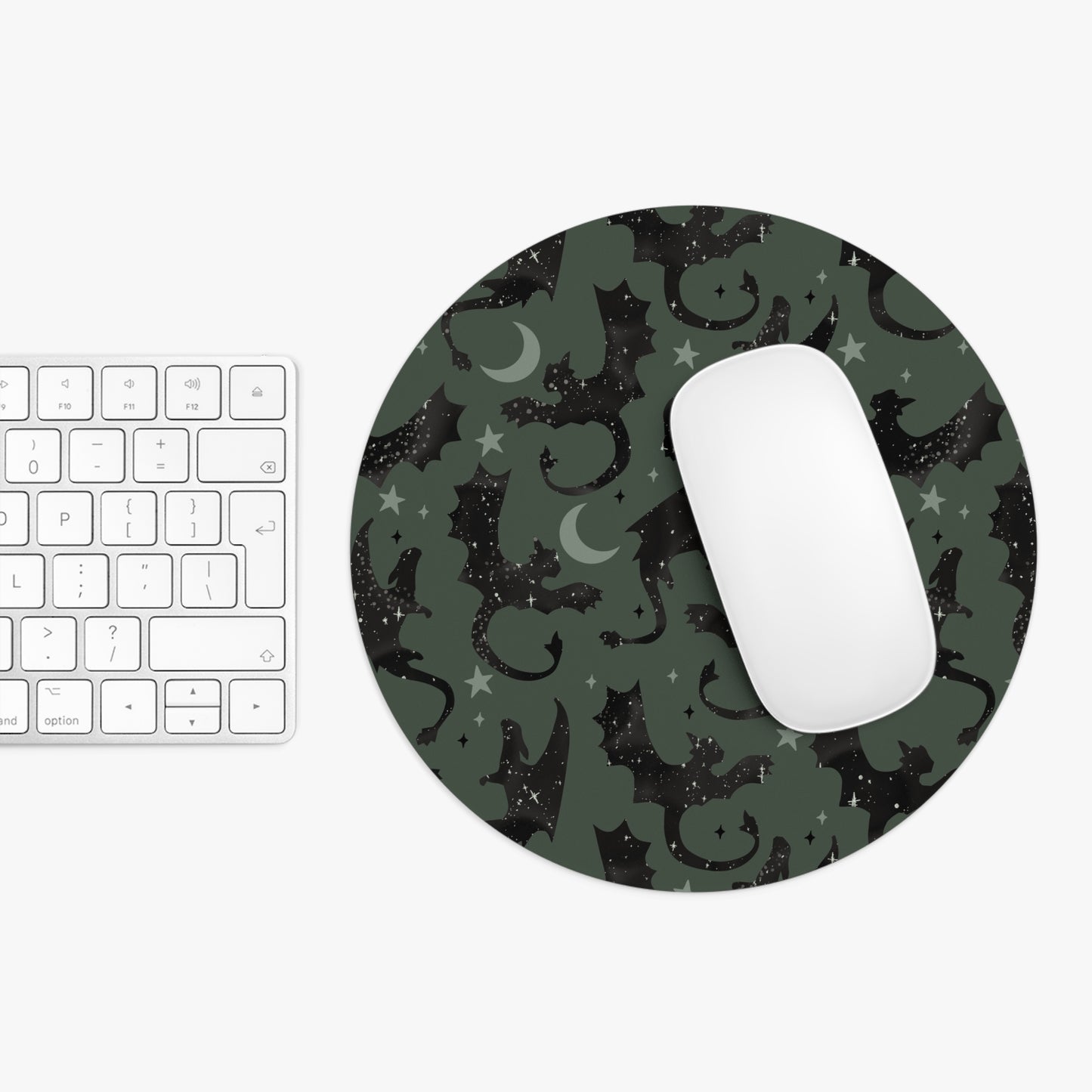 Dragon Rider Mouse Pad | Fantasy Lover Bookish Desk Accessories