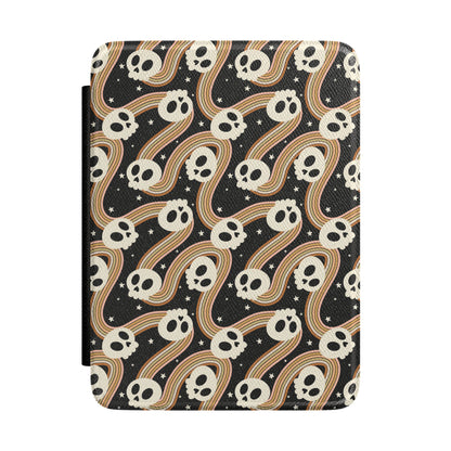 Spooky Cute Groovy Skulls kindle case