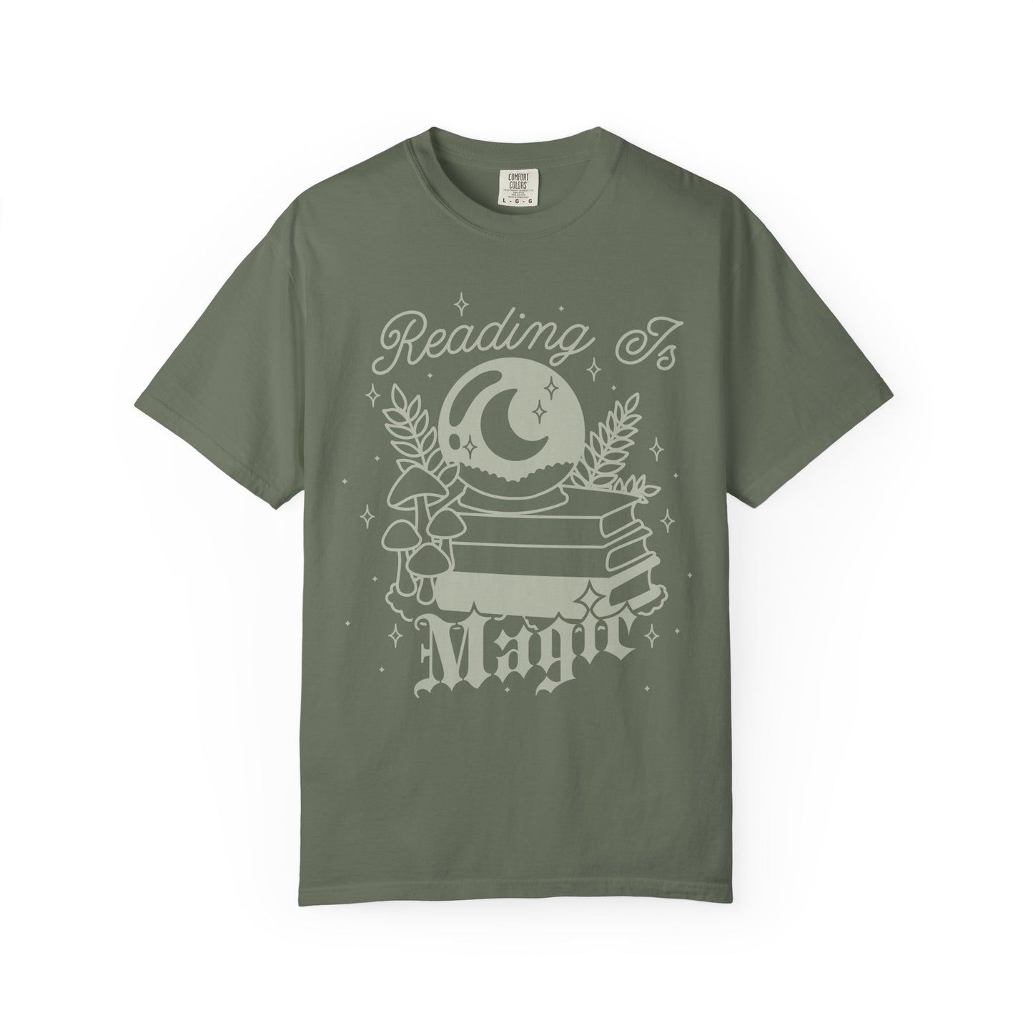 Reading is Magic Whimsical Reader T-shirt, Fantasy Reader Merch, Cottagecore Fairycore Witchy Aesthetic, Bookish Tshirt