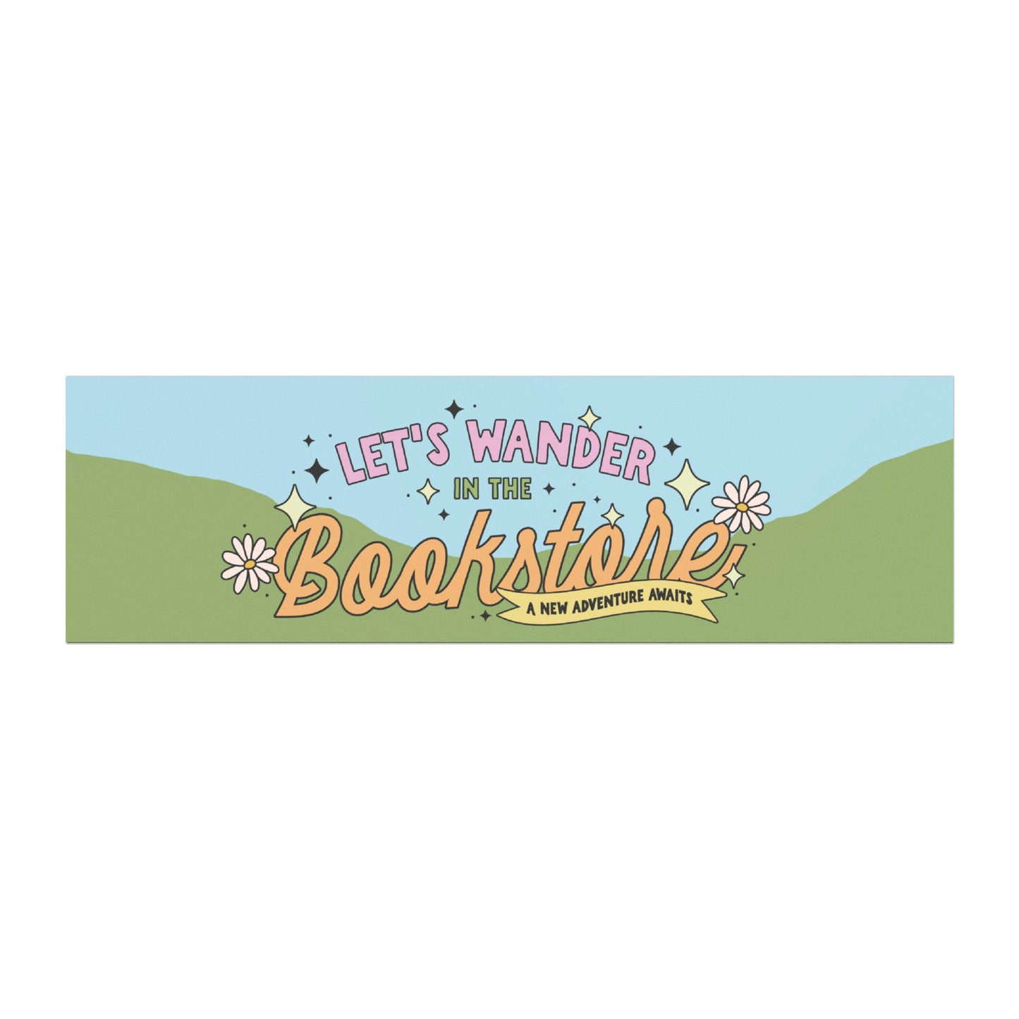 On My Way to the Bookstore Car Magnet, Bookish Bumper Sticker Magnet, Book Lover Gifts, Cute Reader Car Accessories