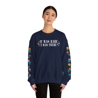 It was rare I was there surprise song piano sweatshirt
