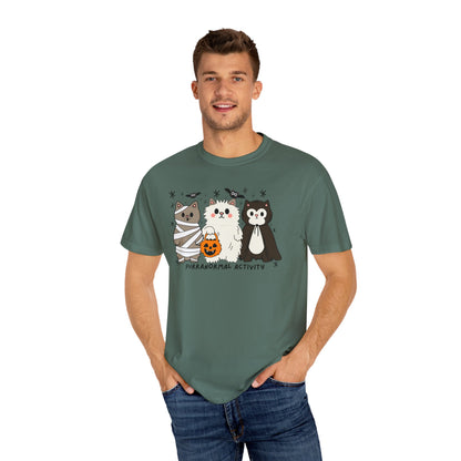 Purranormal Cativity Spooky Cute Design - Halloween Cat Lover Shirt - Spooky Season Tshirt - Cat Mom Gifts - Cat Tshirt