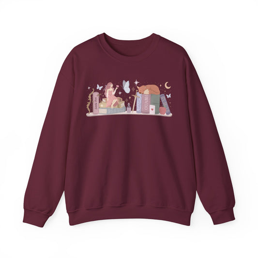 Little Fox Gildan Crewneck Sweatshirt, Evangeline Fox OUABH Merch, Stephanie Garber Officially Licensed, Fantasy Romance Book Reader Gift