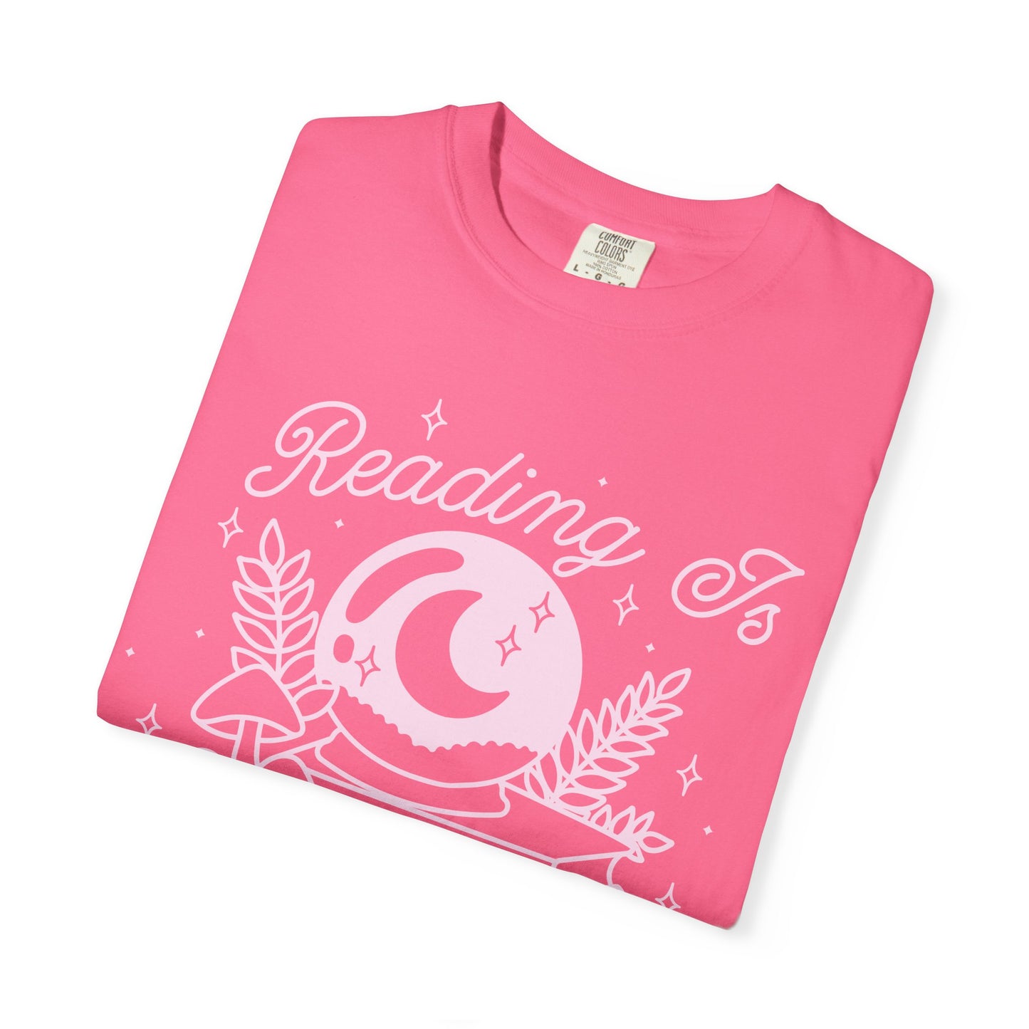 Reading is Magic Whimsical Reader T-shirt, Fantasy Reader Merch, Cottagecore Fairycore Witchy Aesthetic, Bookish Tshirt