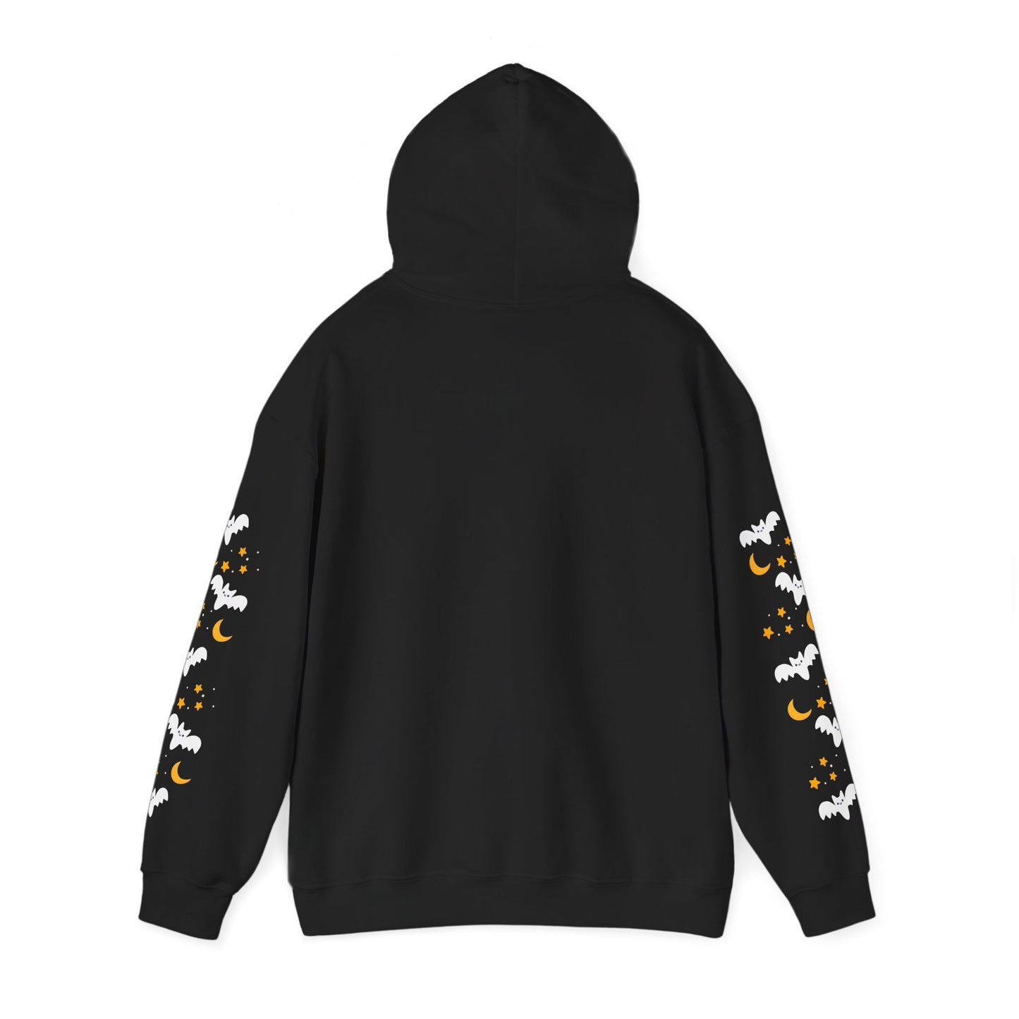 Its Freakin Bats I Love Halloween Spooky Cute Sweatshirt, Bat & Moon Sleeve Design