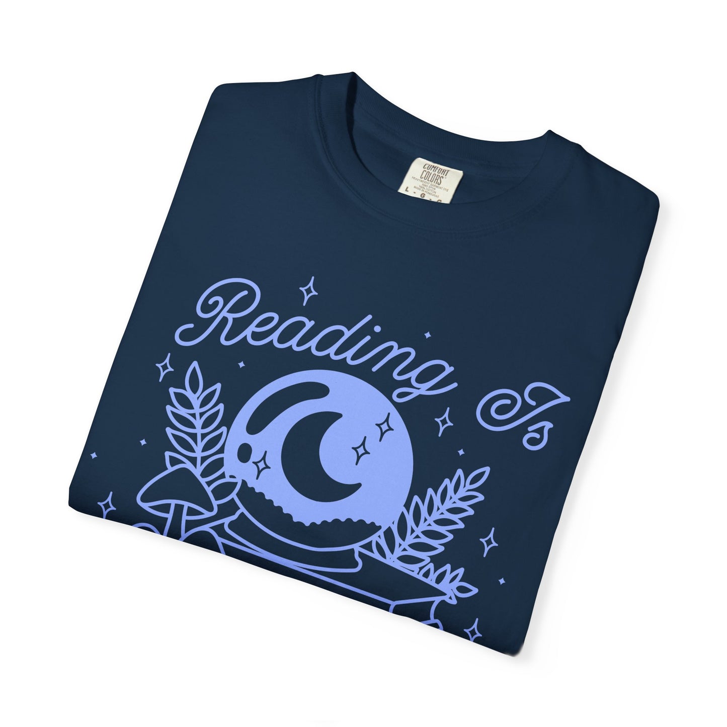 Reading is Magic Whimsical Reader T-shirt, Fantasy Reader Merch, Cottagecore Fairycore Witchy Aesthetic, Bookish Tshirt
