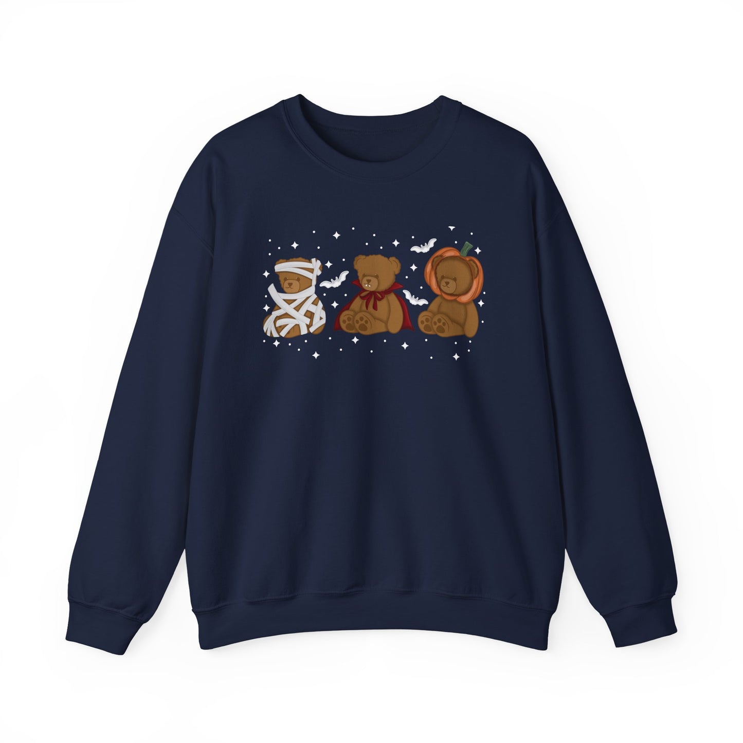 Beary Scary Halloween Sweatshirt, Spooky Cute Teddy Bear Crewneck