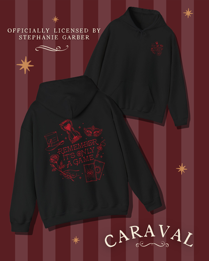 Remember its Only a Game Hoodie, Officially Licensed Stephanie Garber Caraval Merch