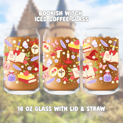 Witchy Spring Iced Coffee Glass