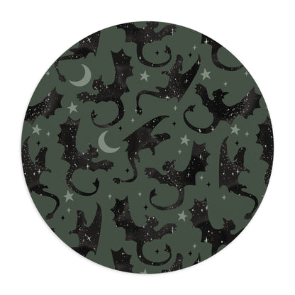 Dragon Rider Mouse Pad | Fantasy Lover Bookish Desk Accessories