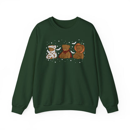 Beary Scary Halloween Sweatshirt, Spooky Cute Teddy Bear Crewneck
