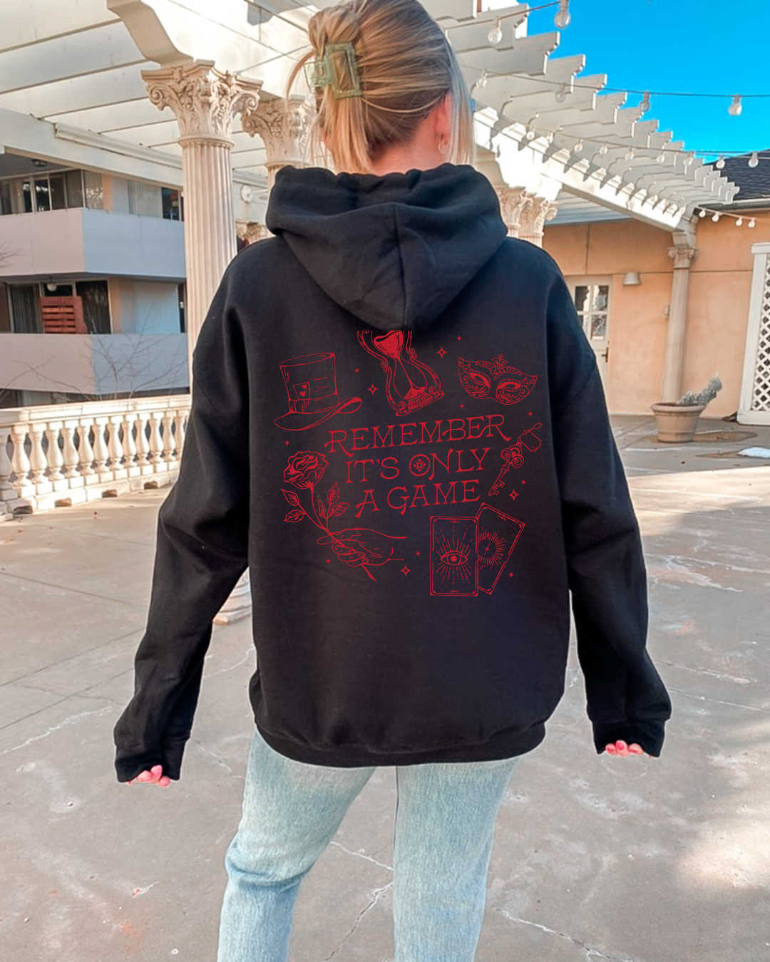 Remember its Only a Game Hoodie, Officially Licensed Stephanie Garber Caraval Merch