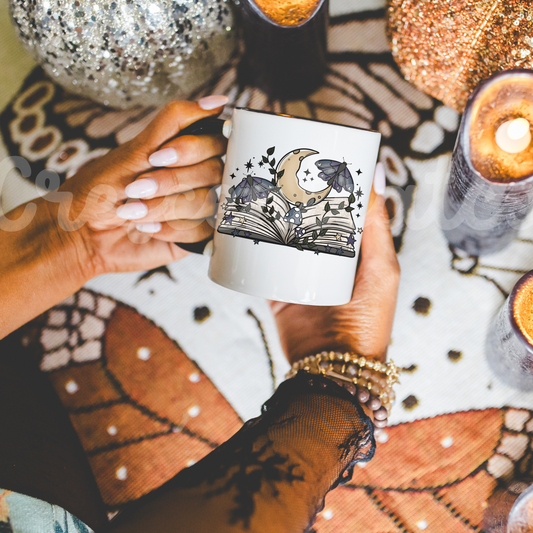 Dark Cottagecore Witchy Bookish Coffee Mug
