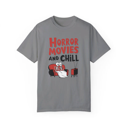 Horror Movies and Chill Halloween Lover Tshirt