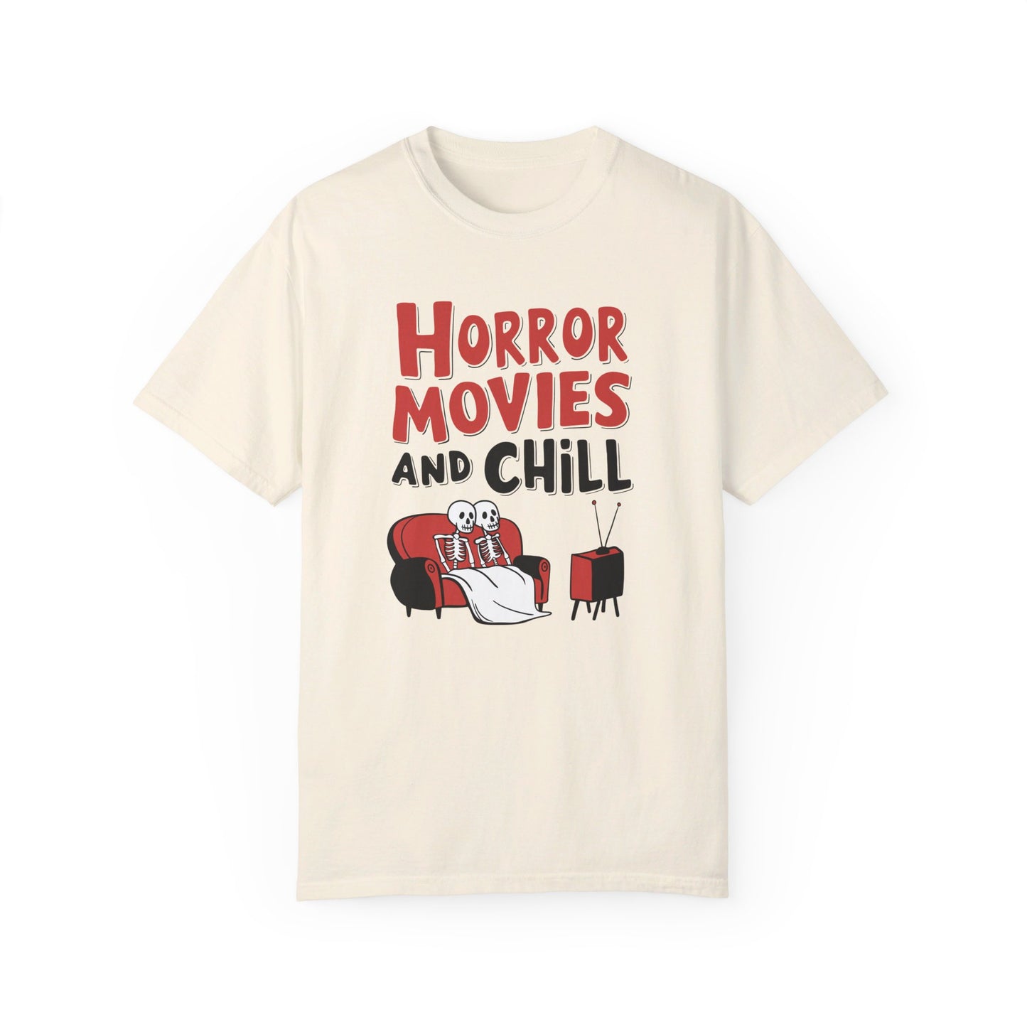 Horror Movies and Chill Halloween Lover Tshirt