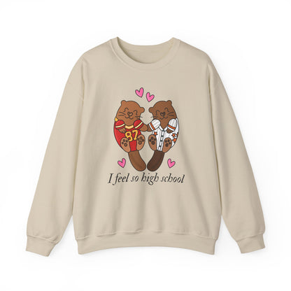 Otter Lovers High School Crewneck