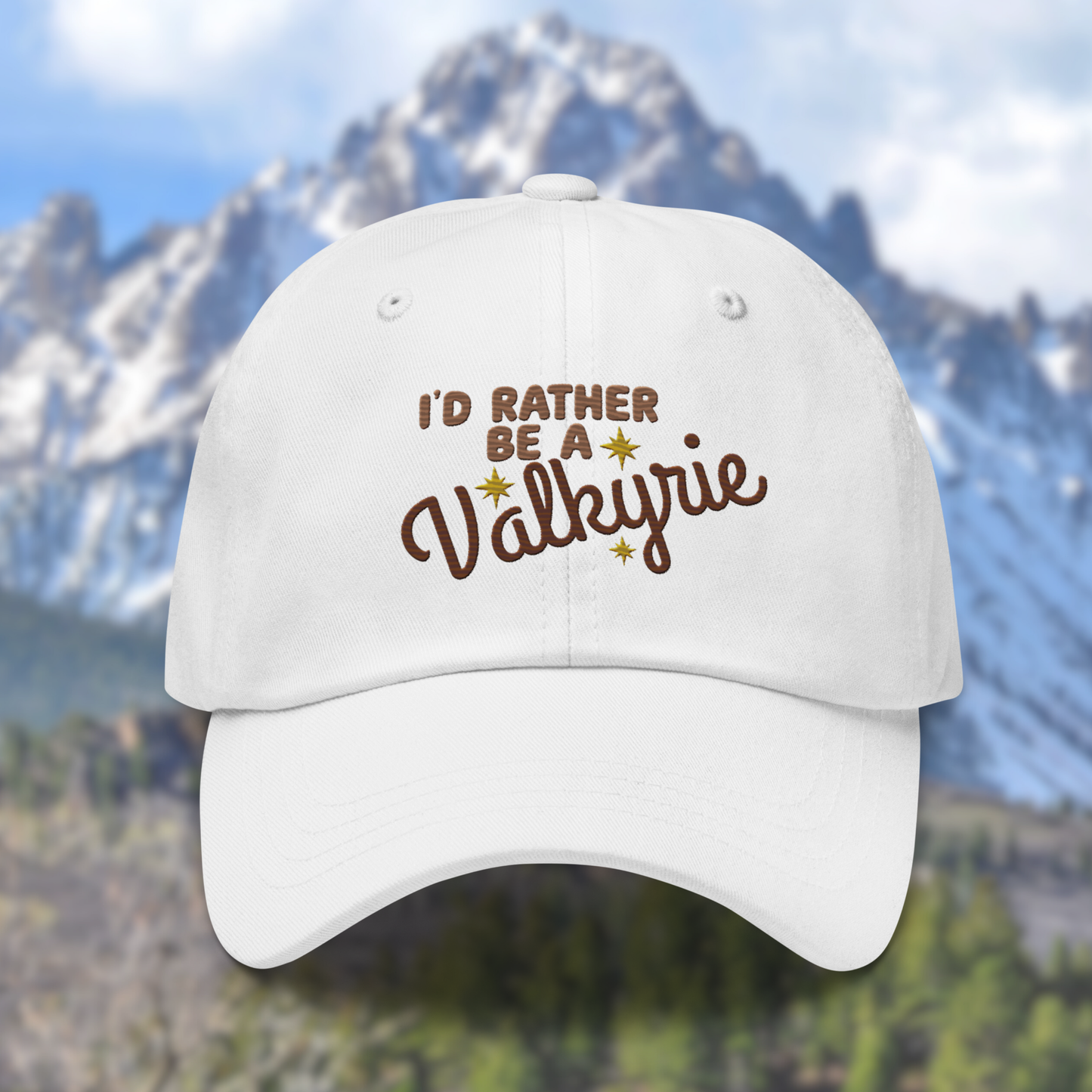 I'd Rather be a Valkyrie ACOTAR Hat, Bookish Dad Hat