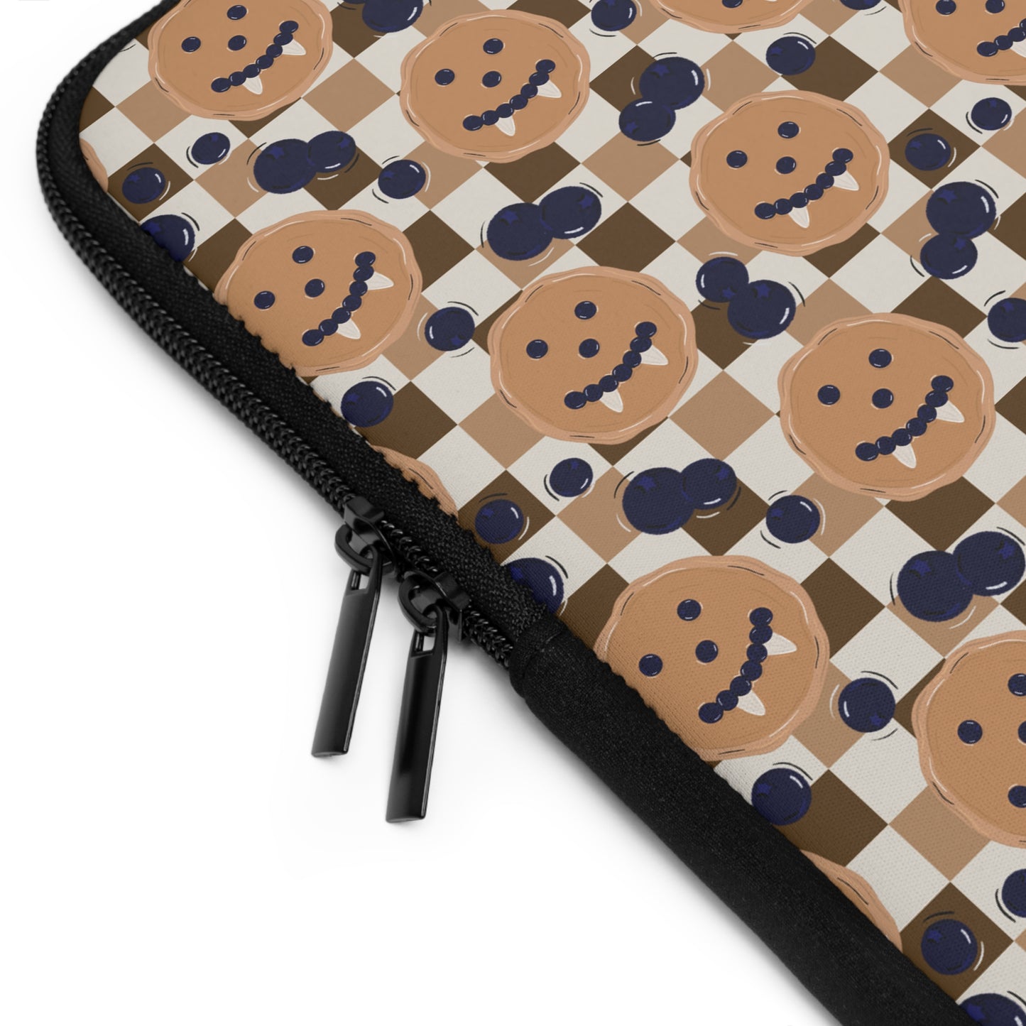 Damons Pancakes Laptop Sleeve, Vampire Lover MacBook Cover, Padded Laptop Case, Cute office accessories