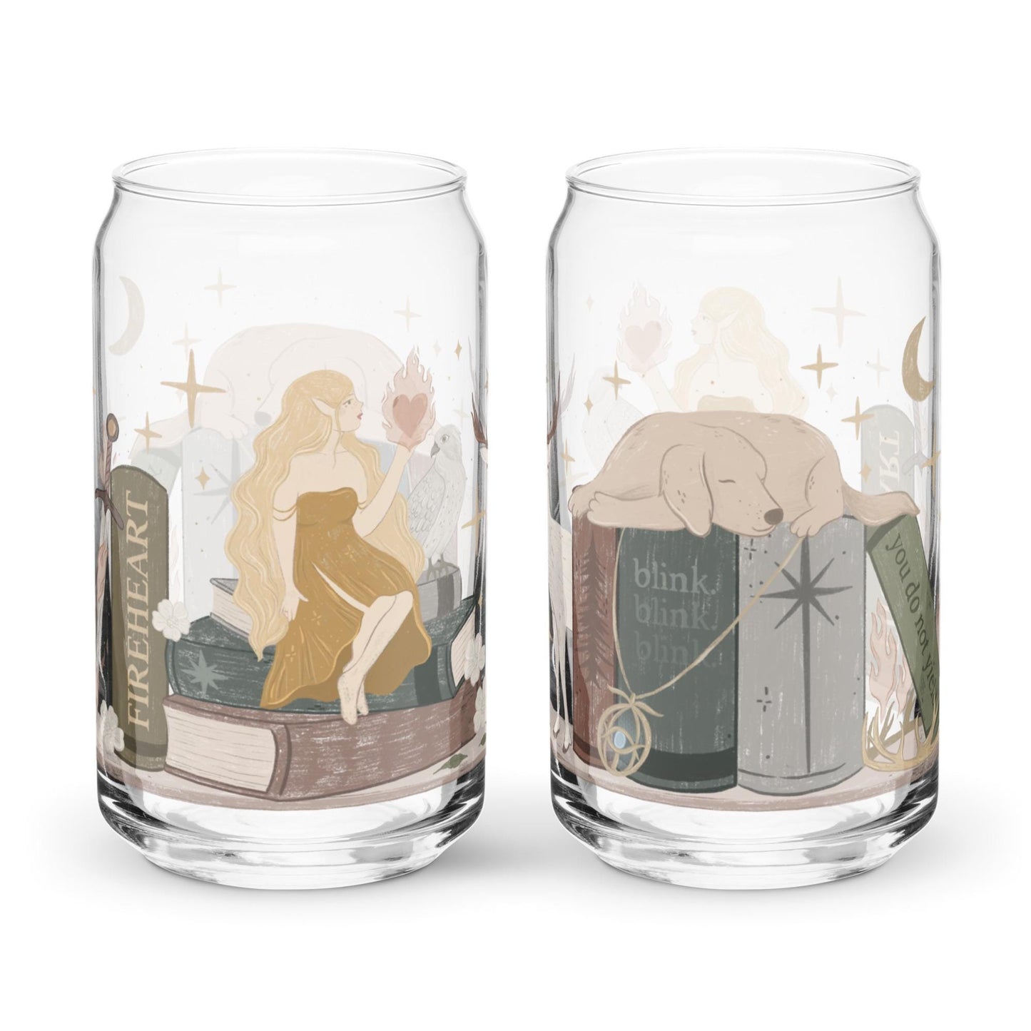 Can-shaped glass