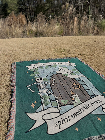 Ivy House of Stone Woven Blanket