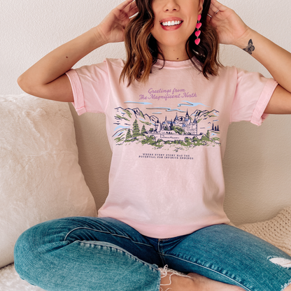 Greetings from the Magnificent North T-shirts OUABH EvangelineFox Little Fox Officially Licensed Stephanie Garber Book Merch