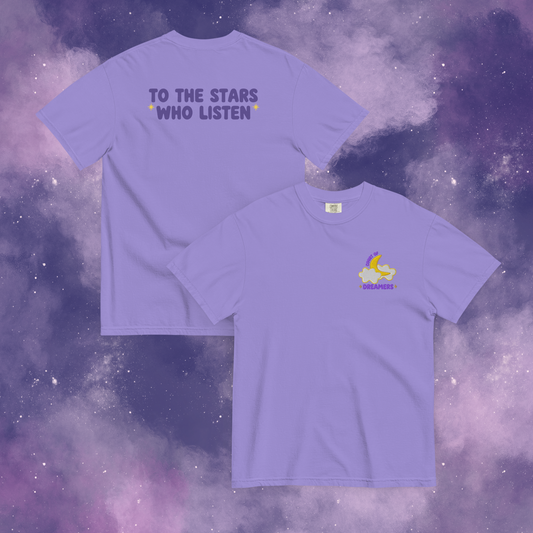 A Court of Dreamers Embroidered T-Shirt, Night Court ACOTAR SJM Fantasy Merch