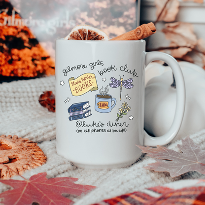 Stars Hallow Gilmore Book Club Coffee Mug