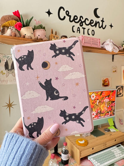 Kindle Case with Clear Back, E-Reader Accessoires, Bookish Gifts, Cute Kindle Case with Hand Strap