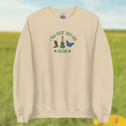 Our Song Debut Embroidered Crewneck Sweatshirt