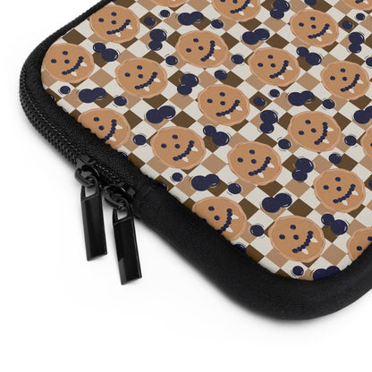 Damons Pancakes Laptop Sleeve, Vampire Lover MacBook Cover, Padded Laptop Case, Cute office accessories