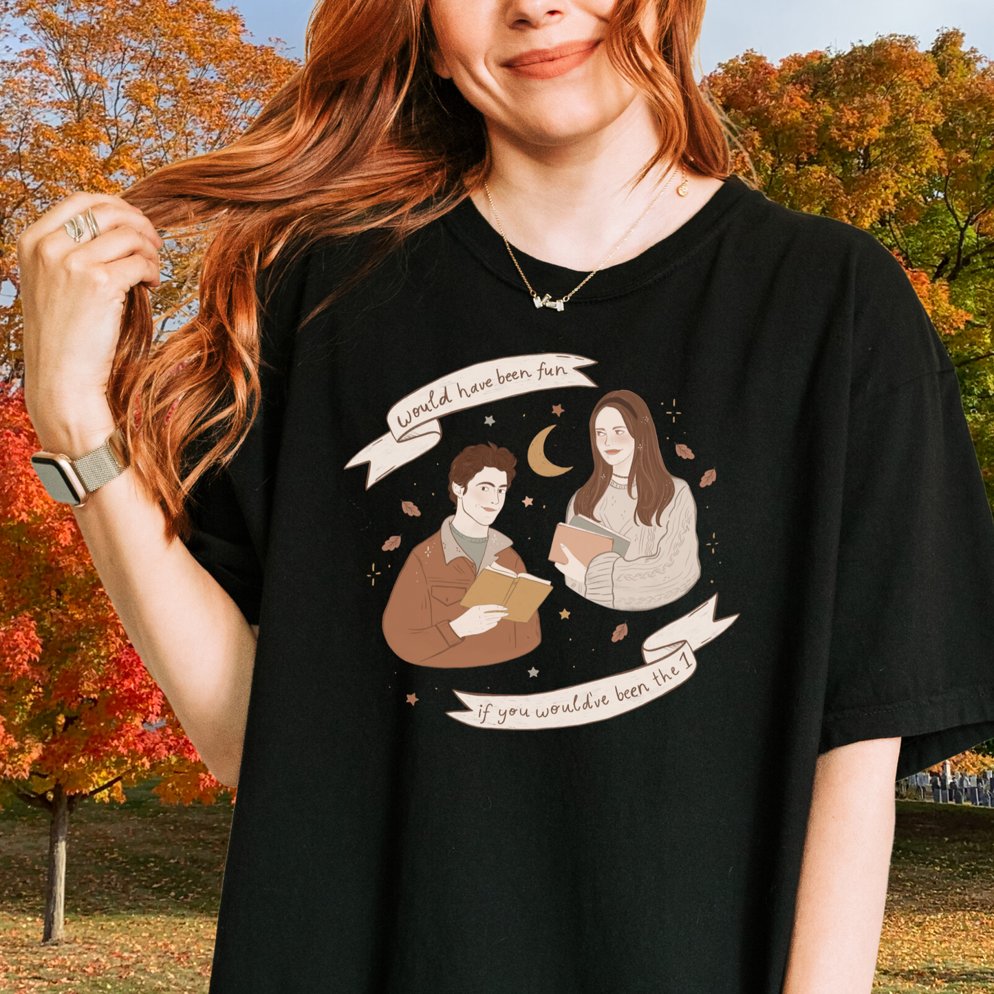 Jess and Rory the 1 Gilmore x Folklore Mash Up T-Shirt