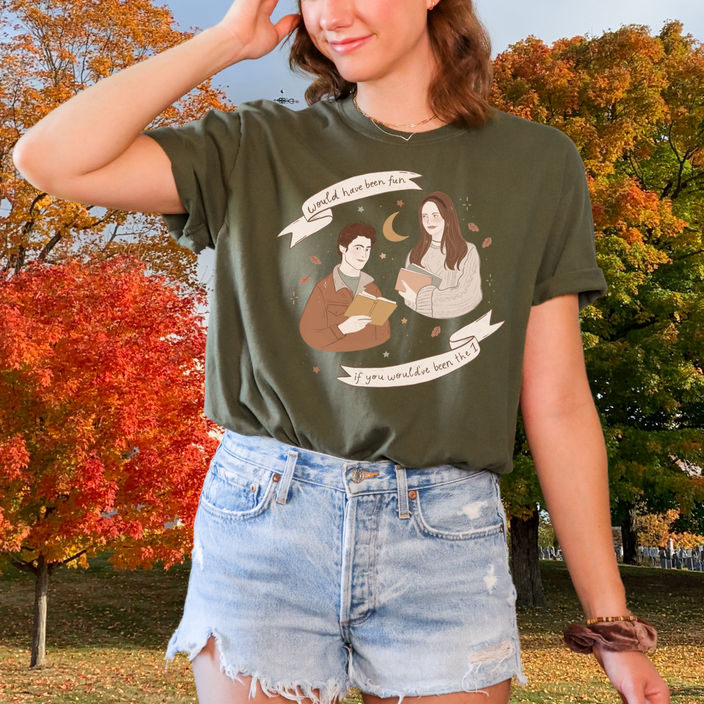 Jess and Rory the 1 Gilmore x Folklore Mash Up T-Shirt