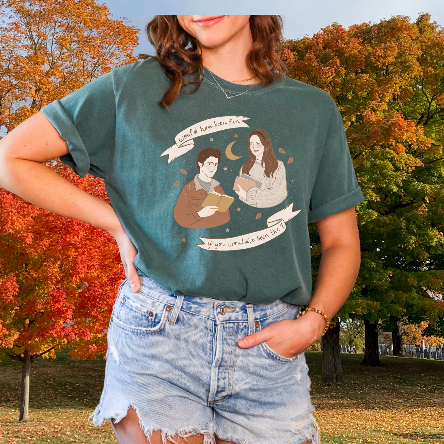 Jess and Rory the 1 Gilmore x Folklore Mash Up T-Shirt