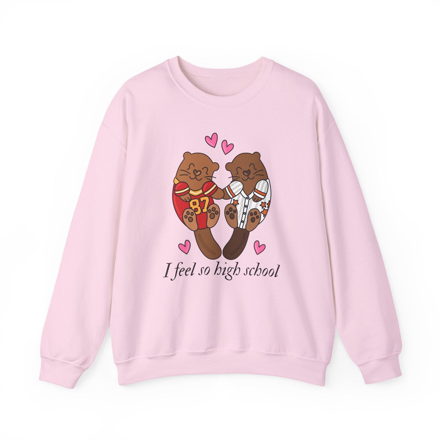 Otter Lovers High School Crewneck
