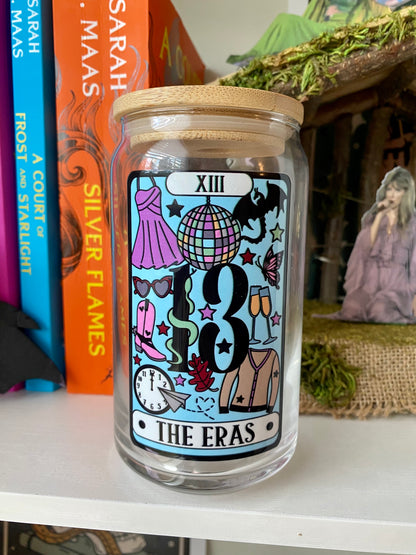 The Eras Tarot Card Glass | Taylor Iced Coffe Glass