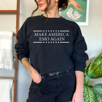 Make America Emo Again Crewneck Sweatshirt