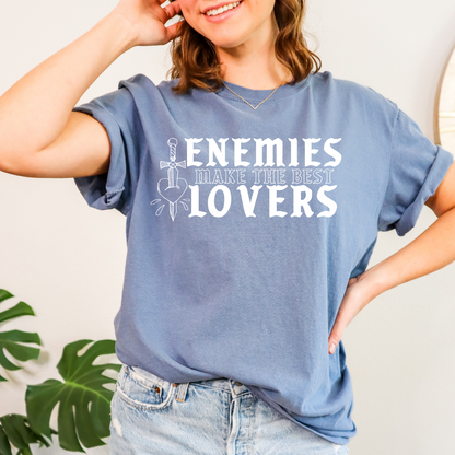 Enemies Make the Best Lover ( with Back Design) Bookish T-Shirt