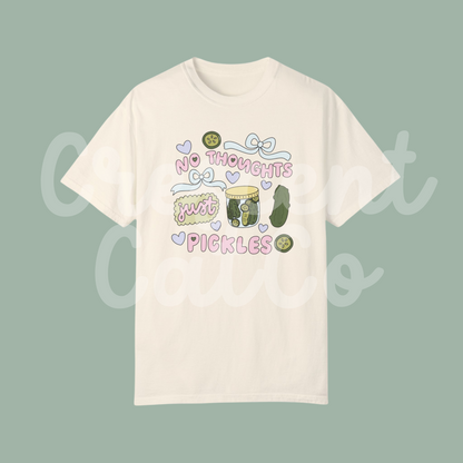 No thoughts just Pickles Tshirt, Pickle Lover Tshirt