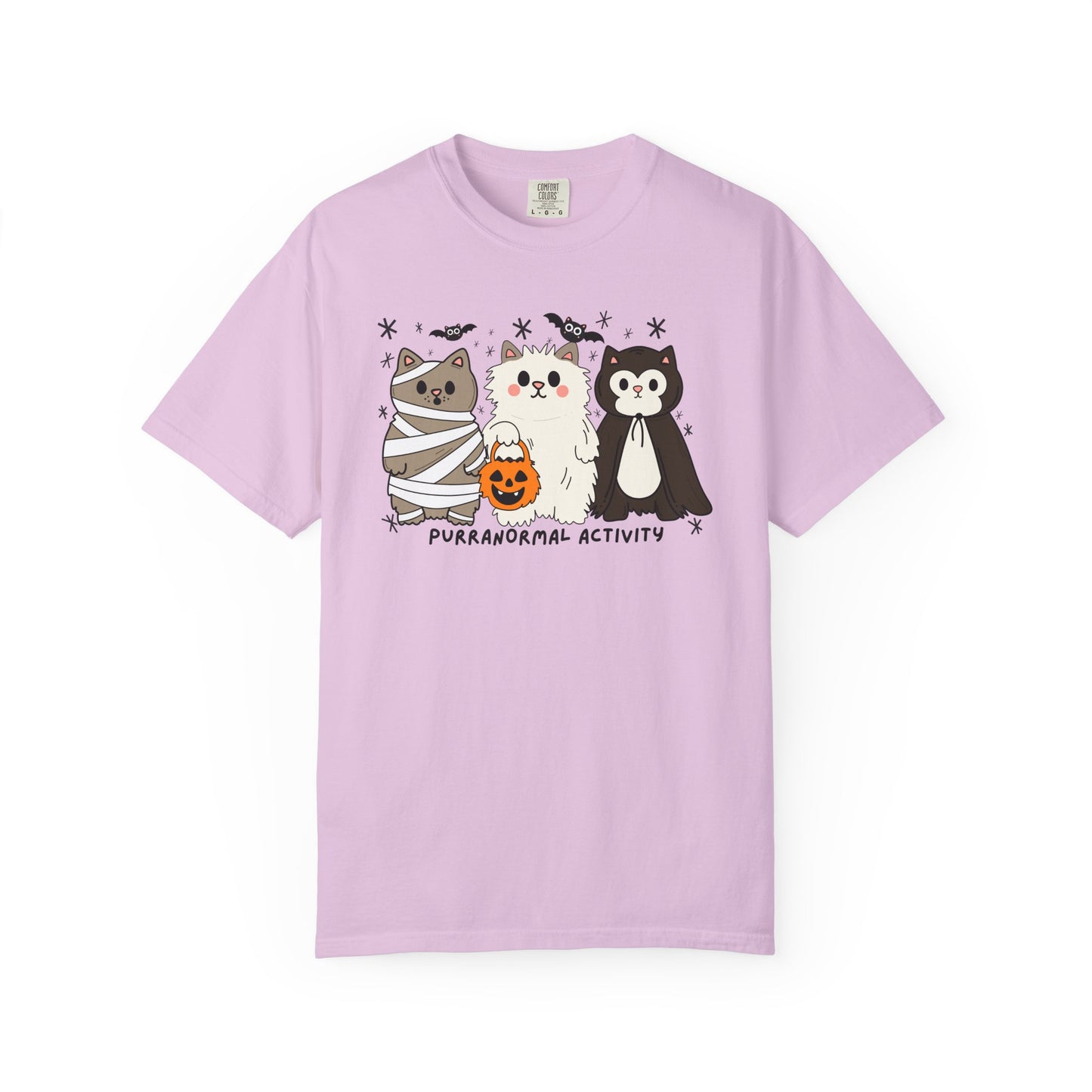 Purranormal Cativity Spooky Cute Design - Halloween Cat Lover Shirt - Spooky Season Tshirt - Cat Mom Gifts - Cat Tshirt