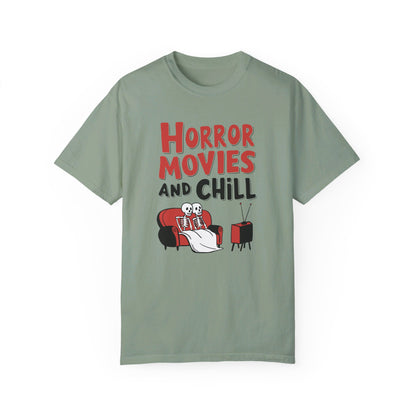 Horror Movies and Chill Halloween Lover Tshirt