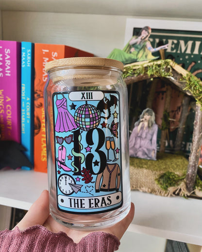 The Eras Tarot Card Glass | Taylor Iced Coffe Glass