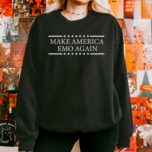 Make America Emo Again Crewneck Sweatshirt