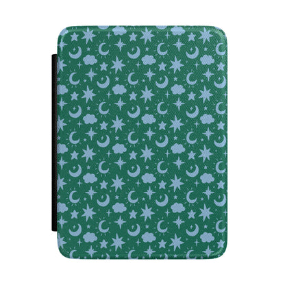 Green & Blue Celestial Kindle Case