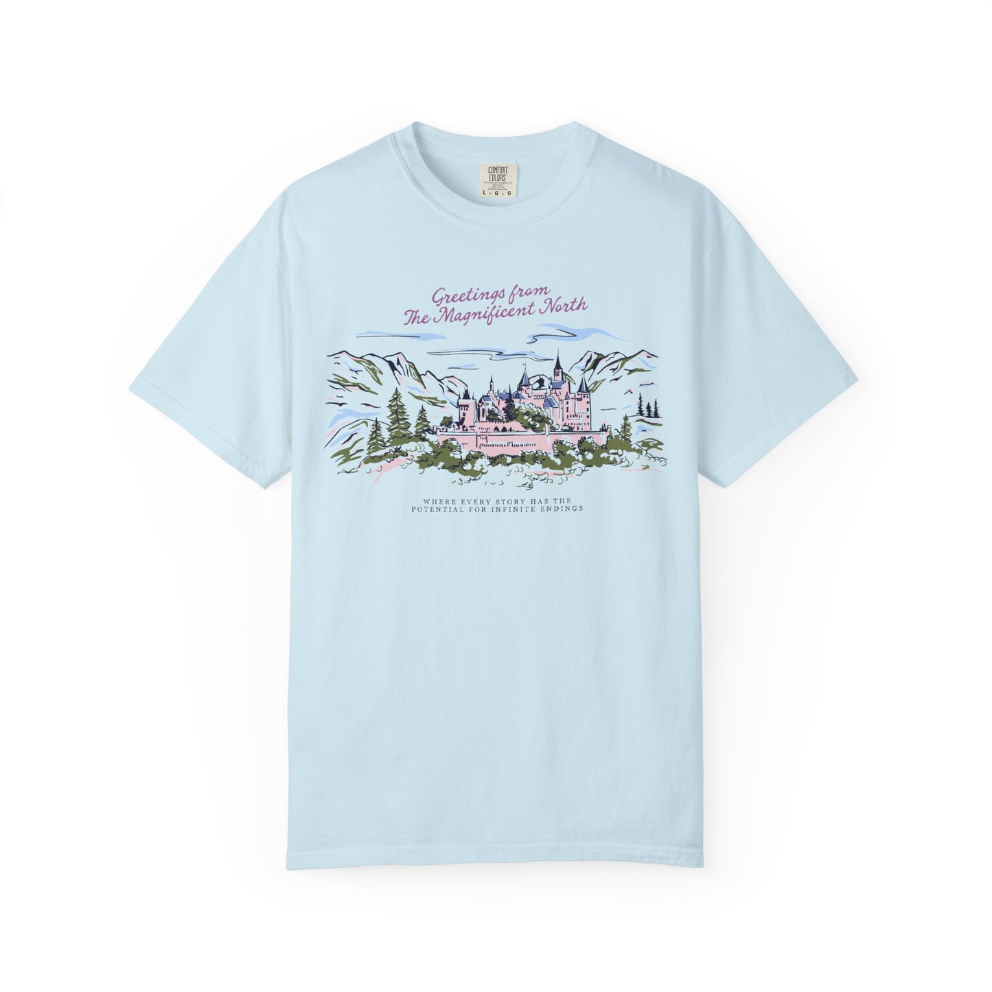 Greetings from the Magnificent North T-shirts OUABH EvangelineFox Little Fox Officially Licensed Stephanie Garber Book Merch
