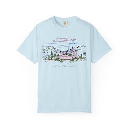 Greetings from the Magnificent North T-shirts OUABH EvangelineFox Little Fox Officially Licensed Stephanie Garber Book Merch